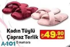 JUNO KADIN TÜYLÜ ÇAPRAZ TERLİK